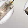 Mała lampa wisząca Asher II - 1 źródło światła industrialna szkło i stal antyczny pewter KL-ASHER-MP-AP Kichler